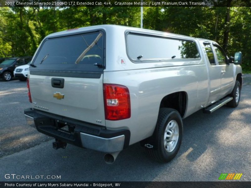 Graystone Metallic / Light Titanium/Dark Titanium 2007 Chevrolet Silverado 2500HD LTZ Extended Cab 4x4