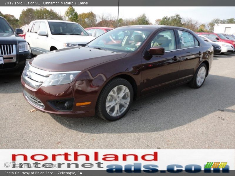 Cinnamon Metallic / Camel 2012 Ford Fusion SE