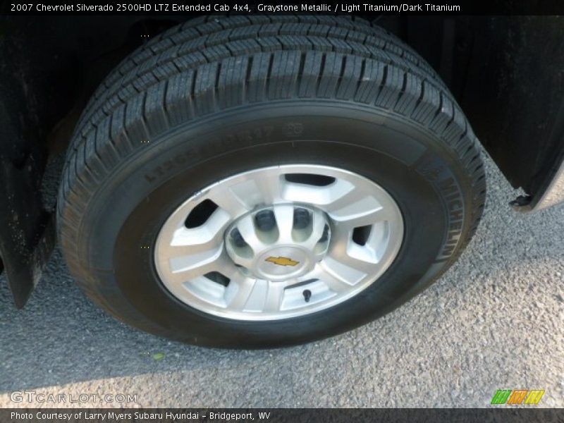 Graystone Metallic / Light Titanium/Dark Titanium 2007 Chevrolet Silverado 2500HD LTZ Extended Cab 4x4