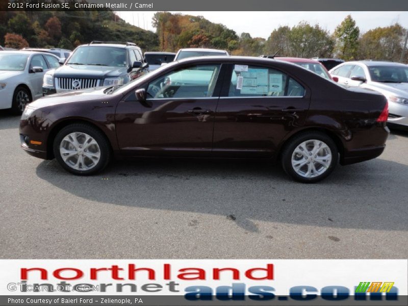 Cinnamon Metallic / Camel 2012 Ford Fusion SE
