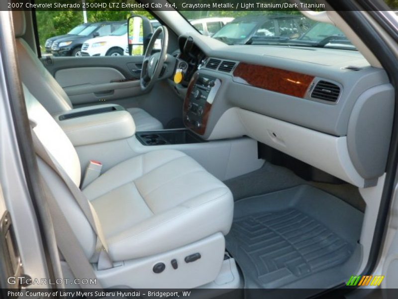 Graystone Metallic / Light Titanium/Dark Titanium 2007 Chevrolet Silverado 2500HD LTZ Extended Cab 4x4