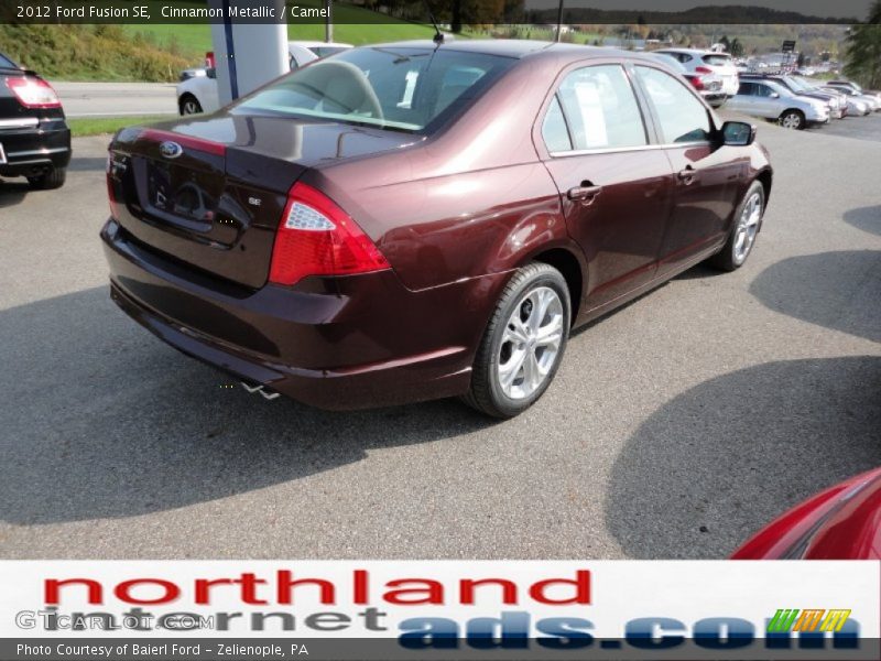 Cinnamon Metallic / Camel 2012 Ford Fusion SE