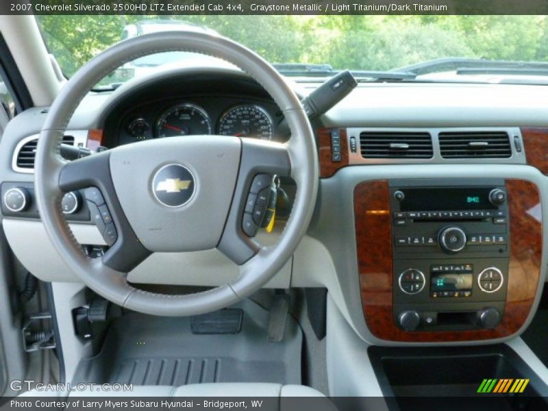 Graystone Metallic / Light Titanium/Dark Titanium 2007 Chevrolet Silverado 2500HD LTZ Extended Cab 4x4