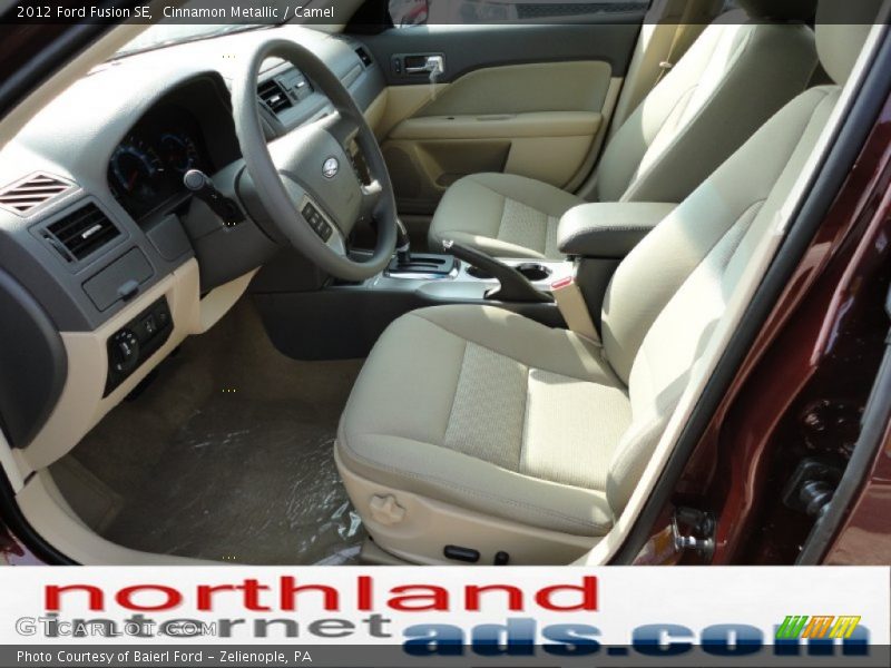 Cinnamon Metallic / Camel 2012 Ford Fusion SE