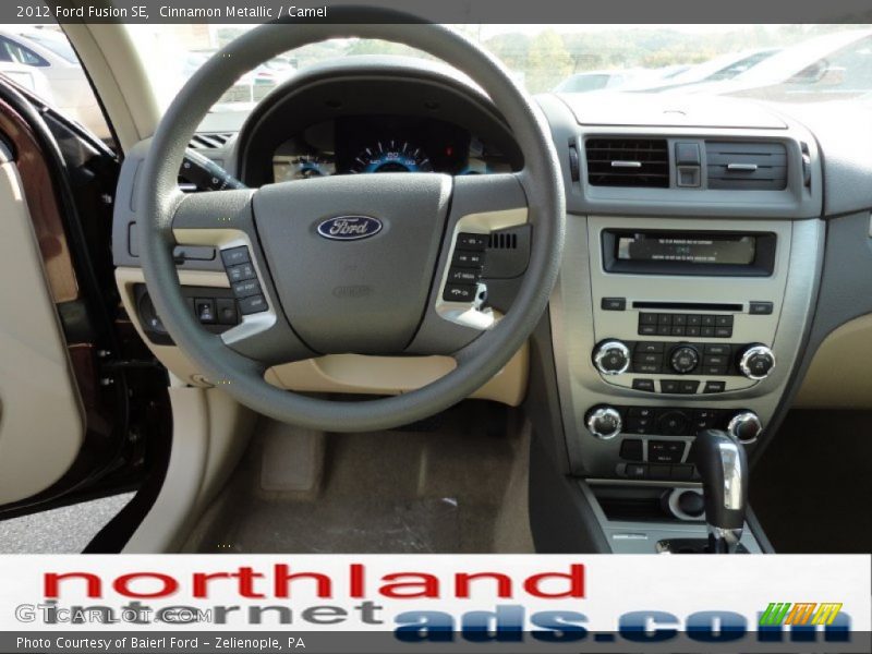 Cinnamon Metallic / Camel 2012 Ford Fusion SE