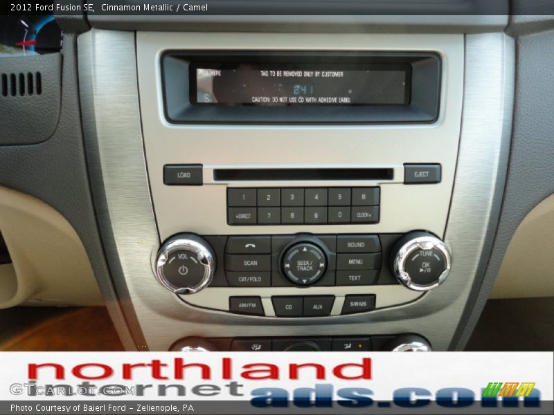 Cinnamon Metallic / Camel 2012 Ford Fusion SE