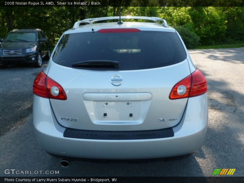 Silver Ice Metallic / Black 2008 Nissan Rogue SL AWD