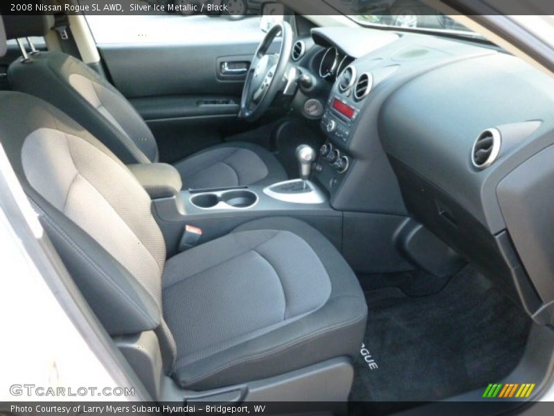 Silver Ice Metallic / Black 2008 Nissan Rogue SL AWD