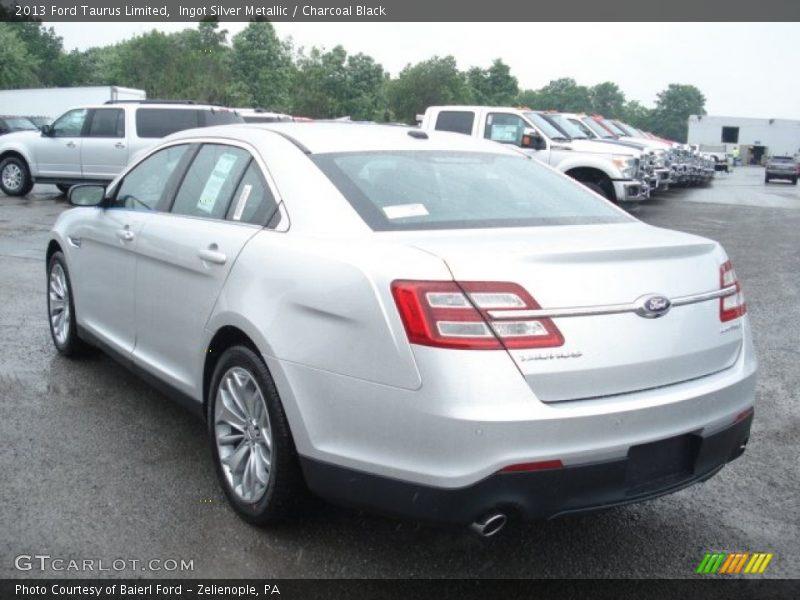Ingot Silver Metallic / Charcoal Black 2013 Ford Taurus Limited