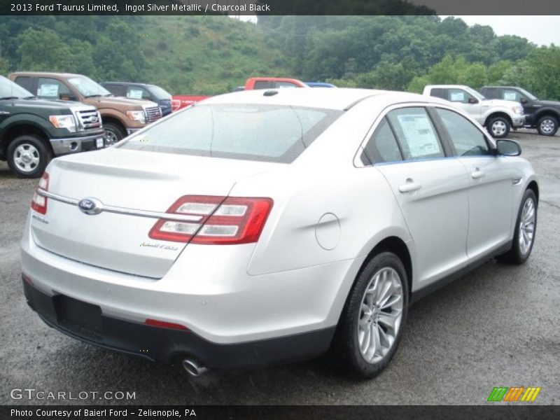 Ingot Silver Metallic / Charcoal Black 2013 Ford Taurus Limited