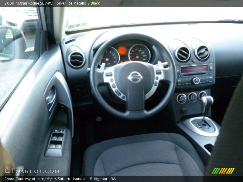 Silver Ice Metallic / Black 2008 Nissan Rogue SL AWD