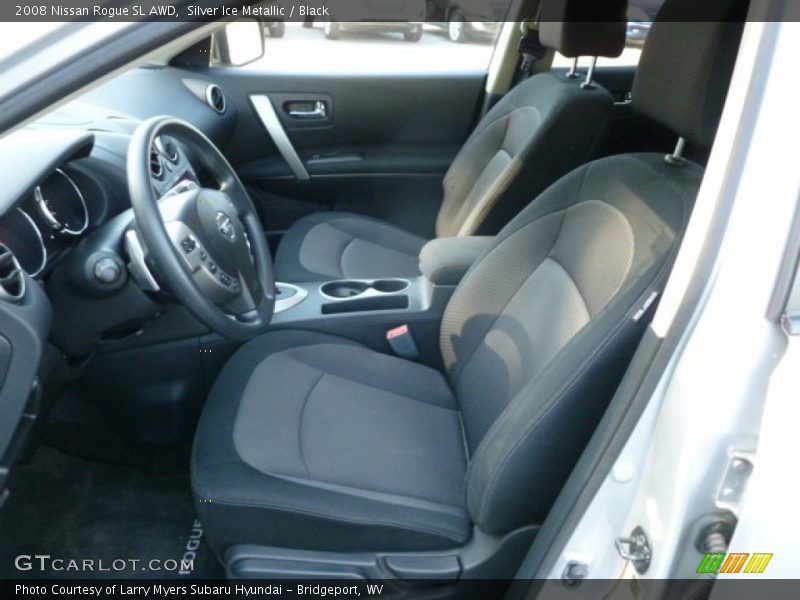Silver Ice Metallic / Black 2008 Nissan Rogue SL AWD