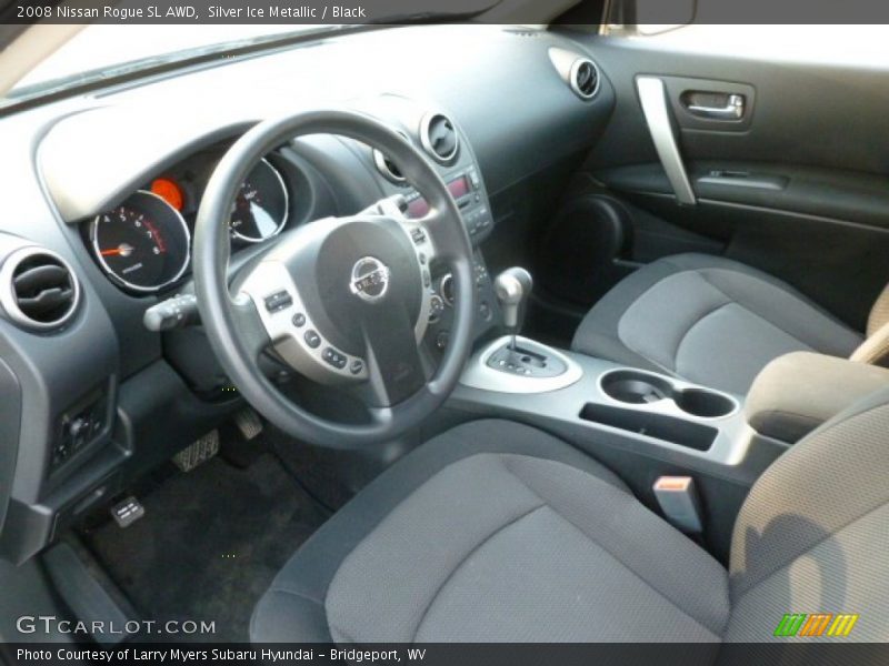 Silver Ice Metallic / Black 2008 Nissan Rogue SL AWD