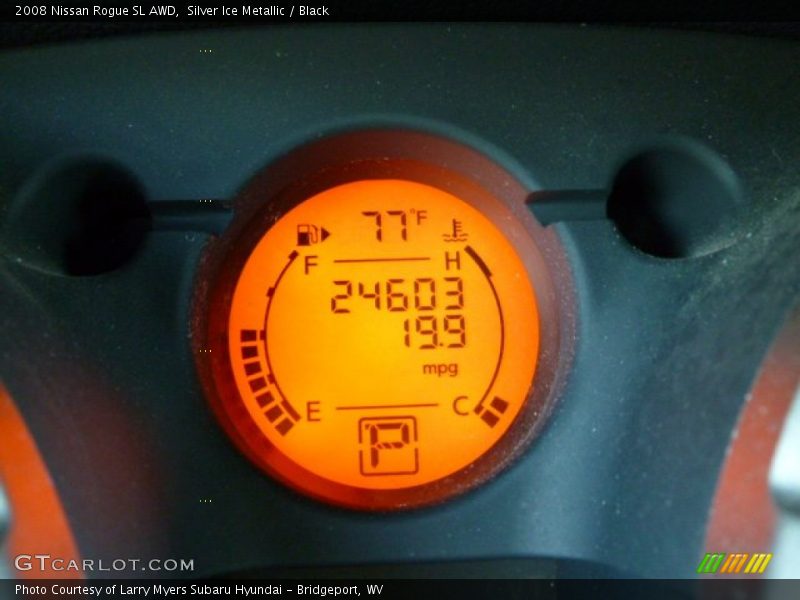 Silver Ice Metallic / Black 2008 Nissan Rogue SL AWD