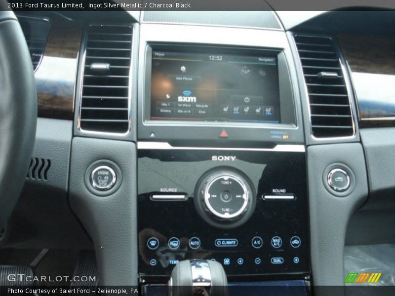 Ingot Silver Metallic / Charcoal Black 2013 Ford Taurus Limited