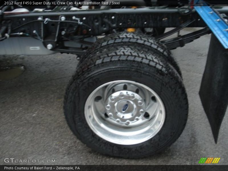 Vermillion Red / Steel 2012 Ford F450 Super Duty XL Crew Cab 4x4