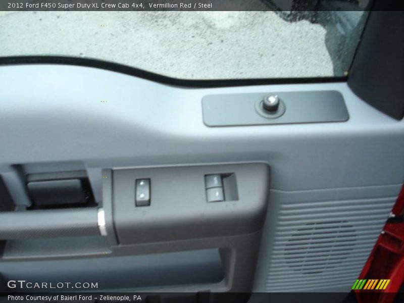 Vermillion Red / Steel 2012 Ford F450 Super Duty XL Crew Cab 4x4