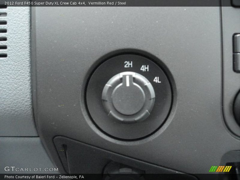 Vermillion Red / Steel 2012 Ford F450 Super Duty XL Crew Cab 4x4