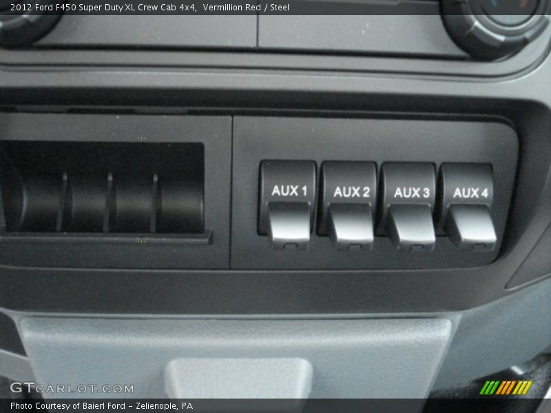 Vermillion Red / Steel 2012 Ford F450 Super Duty XL Crew Cab 4x4