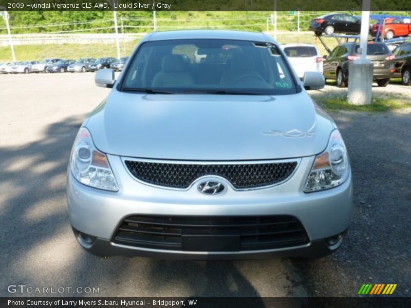 Liquid Silver / Gray 2009 Hyundai Veracruz GLS AWD