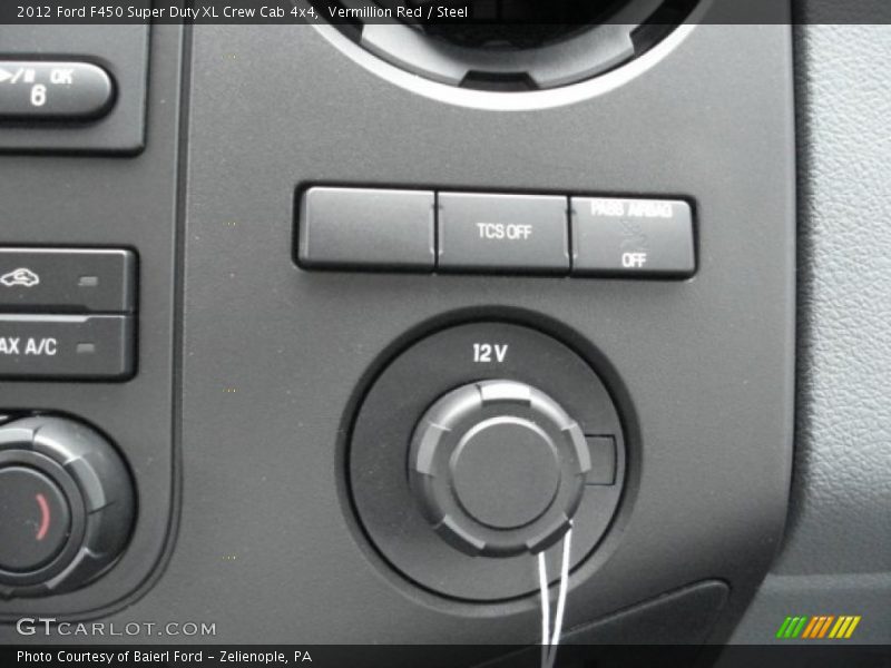 Vermillion Red / Steel 2012 Ford F450 Super Duty XL Crew Cab 4x4