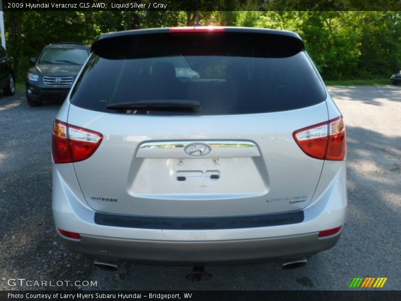 Liquid Silver / Gray 2009 Hyundai Veracruz GLS AWD