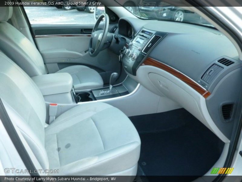 Liquid Silver / Gray 2009 Hyundai Veracruz GLS AWD