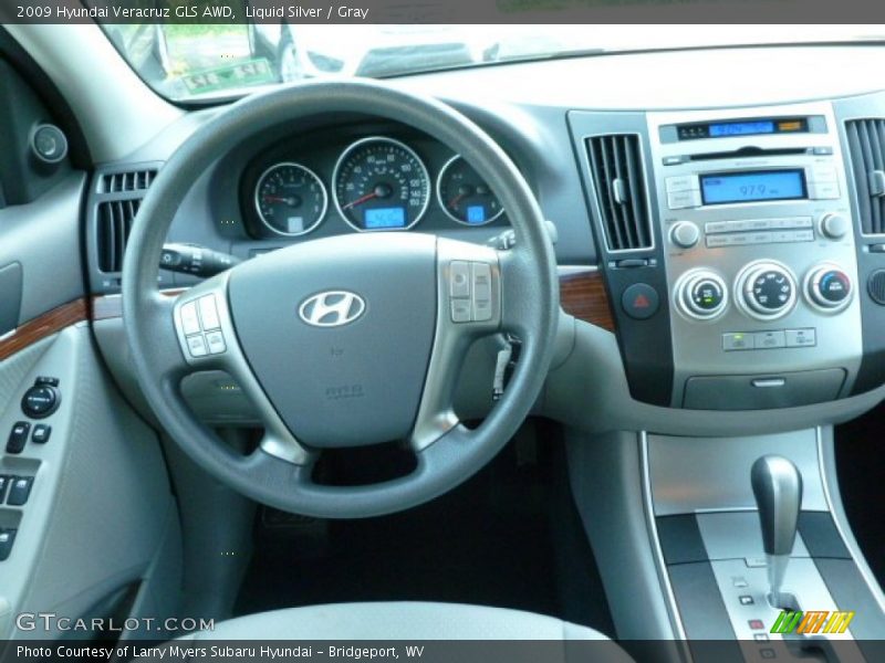 Liquid Silver / Gray 2009 Hyundai Veracruz GLS AWD