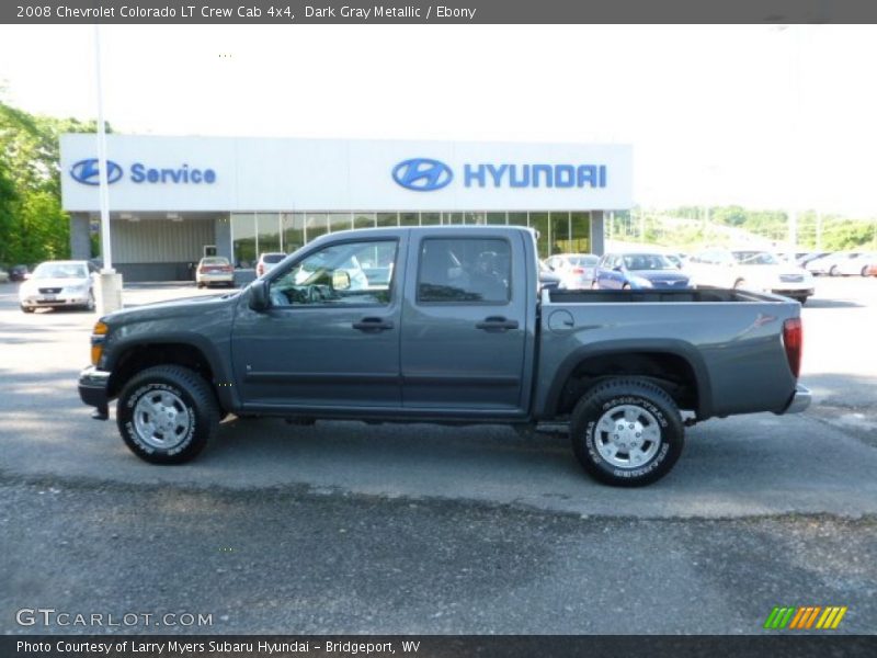 Dark Gray Metallic / Ebony 2008 Chevrolet Colorado LT Crew Cab 4x4