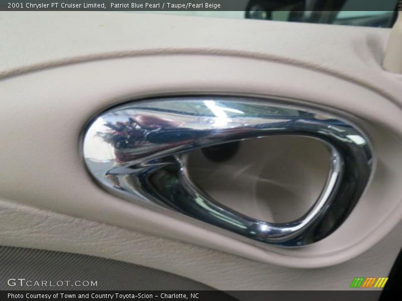 Patriot Blue Pearl / Taupe/Pearl Beige 2001 Chrysler PT Cruiser Limited