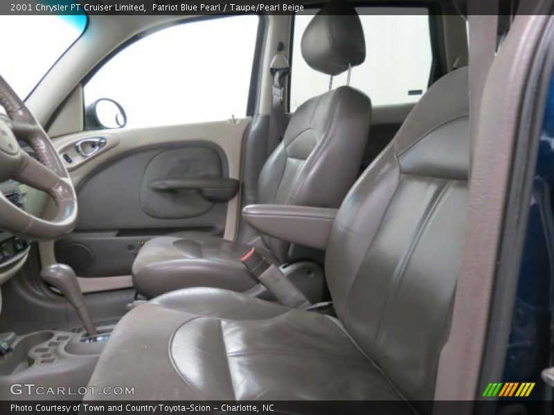 Patriot Blue Pearl / Taupe/Pearl Beige 2001 Chrysler PT Cruiser Limited