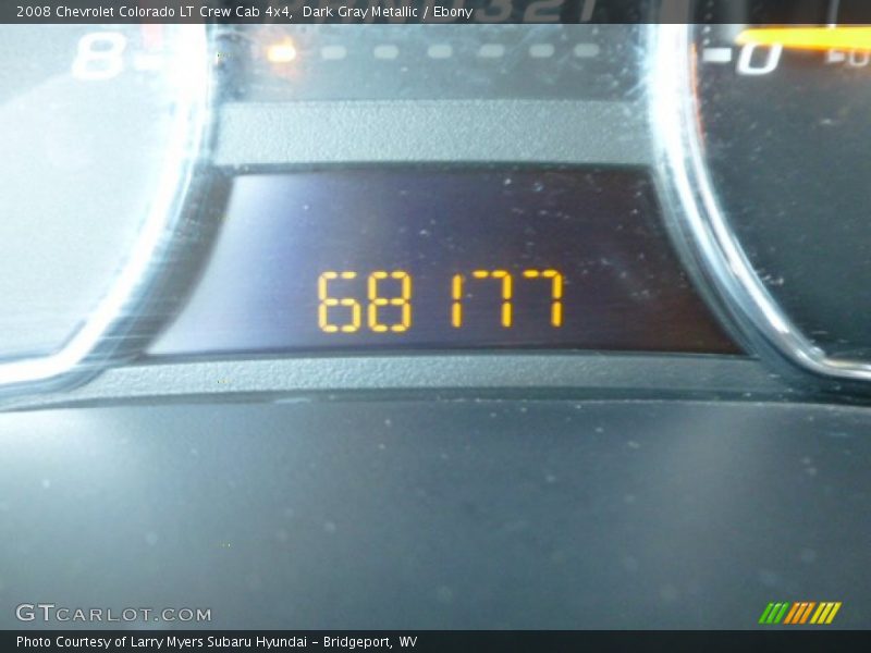 Dark Gray Metallic / Ebony 2008 Chevrolet Colorado LT Crew Cab 4x4