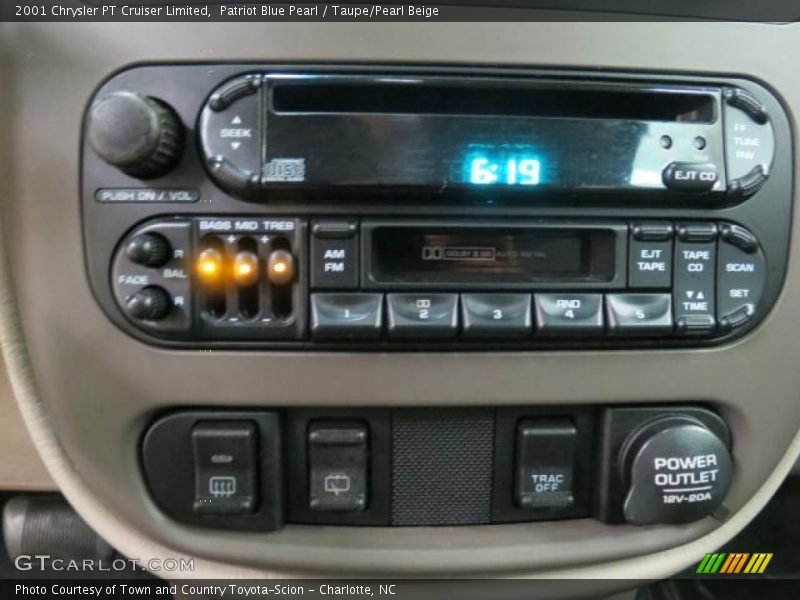 Patriot Blue Pearl / Taupe/Pearl Beige 2001 Chrysler PT Cruiser Limited