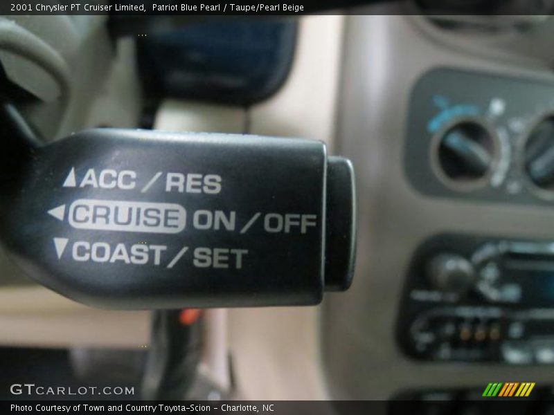 Patriot Blue Pearl / Taupe/Pearl Beige 2001 Chrysler PT Cruiser Limited