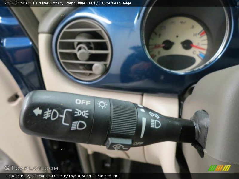 Patriot Blue Pearl / Taupe/Pearl Beige 2001 Chrysler PT Cruiser Limited