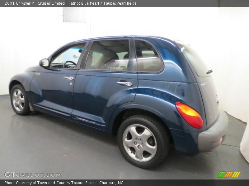 Patriot Blue Pearl / Taupe/Pearl Beige 2001 Chrysler PT Cruiser Limited