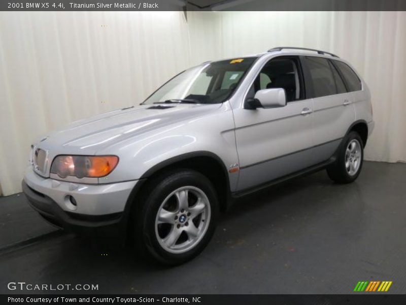 Titanium Silver Metallic / Black 2001 BMW X5 4.4i