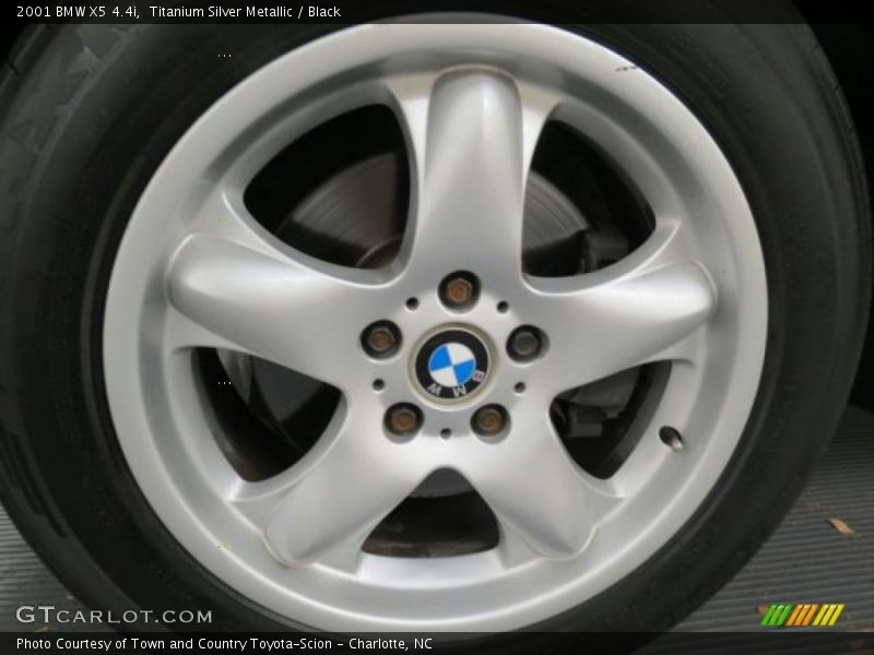 Titanium Silver Metallic / Black 2001 BMW X5 4.4i