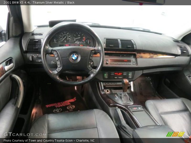Titanium Silver Metallic / Black 2001 BMW X5 4.4i