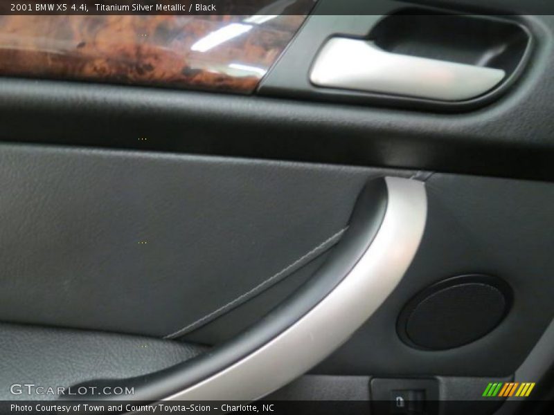 Titanium Silver Metallic / Black 2001 BMW X5 4.4i