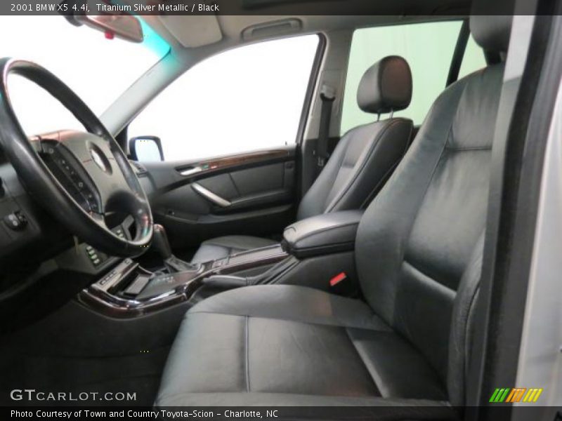 Titanium Silver Metallic / Black 2001 BMW X5 4.4i