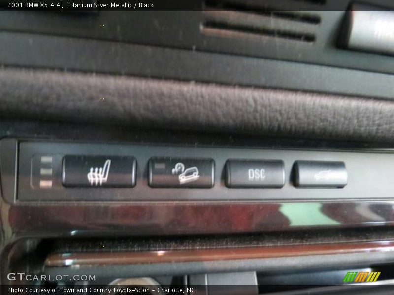 Titanium Silver Metallic / Black 2001 BMW X5 4.4i