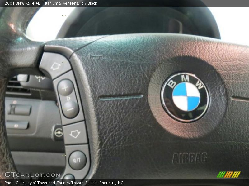 Titanium Silver Metallic / Black 2001 BMW X5 4.4i
