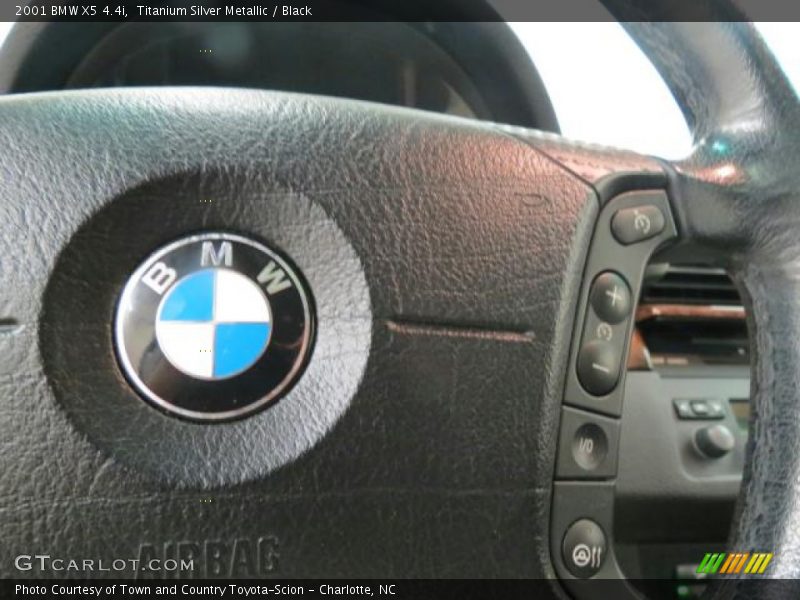 Titanium Silver Metallic / Black 2001 BMW X5 4.4i
