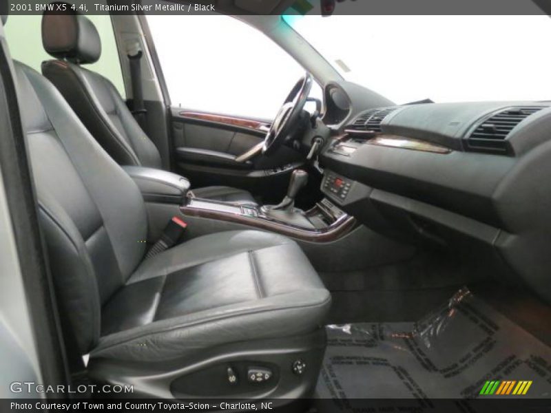 Titanium Silver Metallic / Black 2001 BMW X5 4.4i