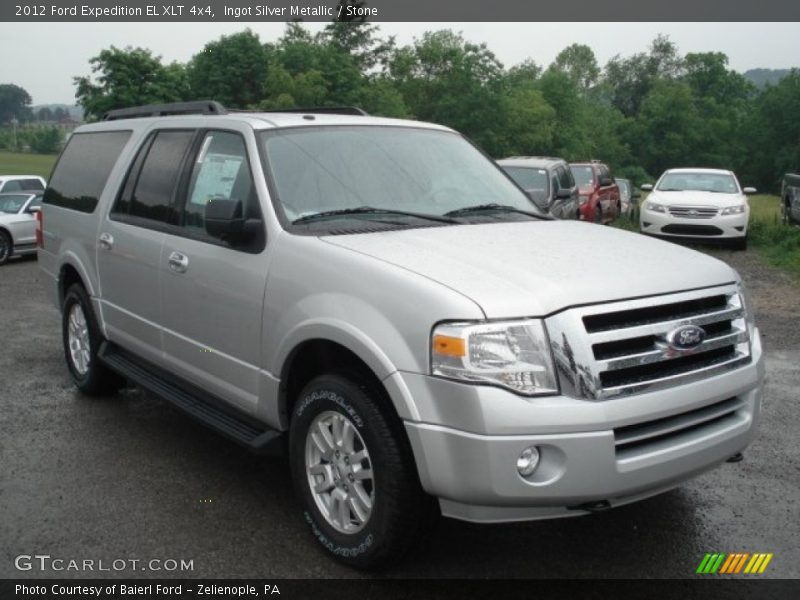 Ingot Silver Metallic / Stone 2012 Ford Expedition EL XLT 4x4