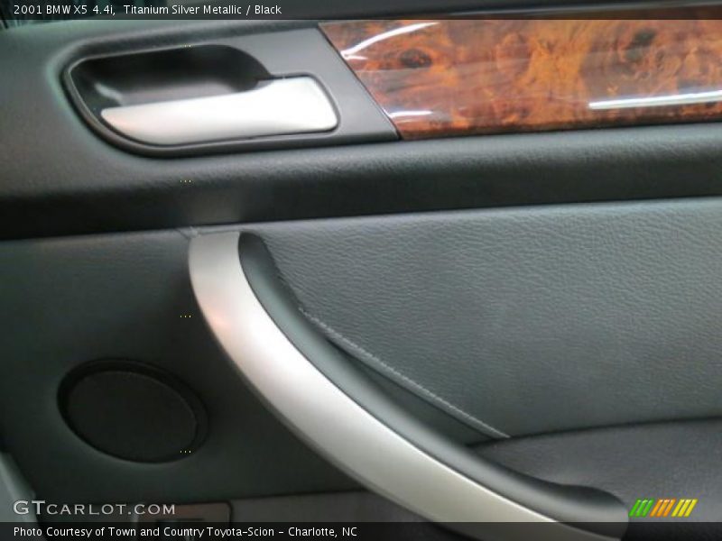 Titanium Silver Metallic / Black 2001 BMW X5 4.4i