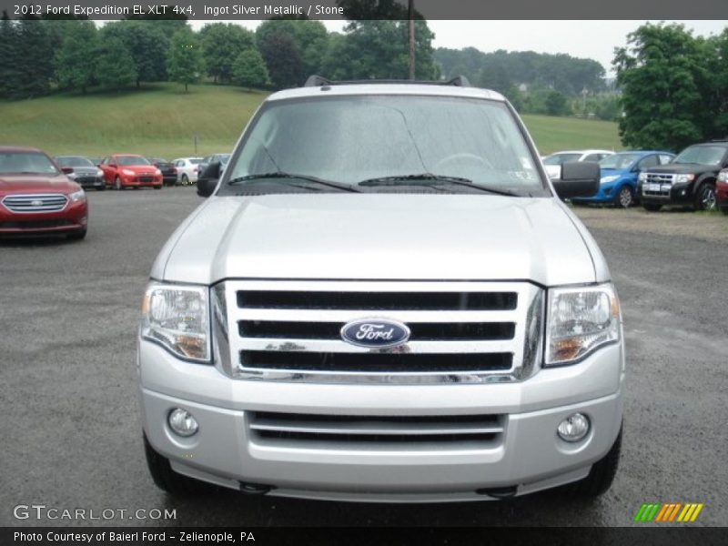 Ingot Silver Metallic / Stone 2012 Ford Expedition EL XLT 4x4