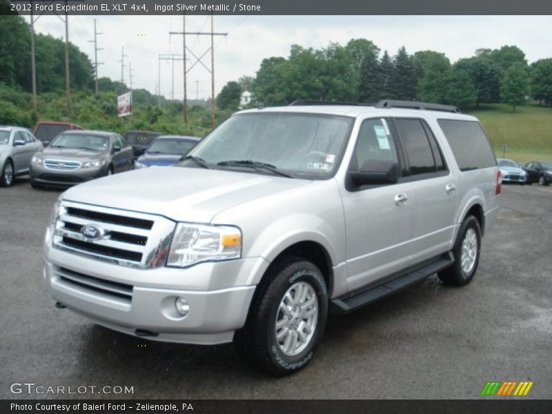 Ingot Silver Metallic / Stone 2012 Ford Expedition EL XLT 4x4