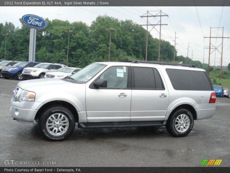 Ingot Silver Metallic / Stone 2012 Ford Expedition EL XLT 4x4